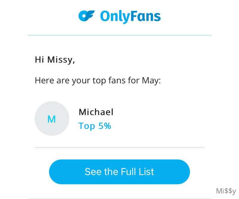 I get notified each month on a top fan👀so I’ve decided to st..