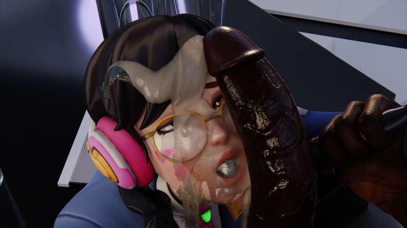 Academy D.va's B+ Bukkake 