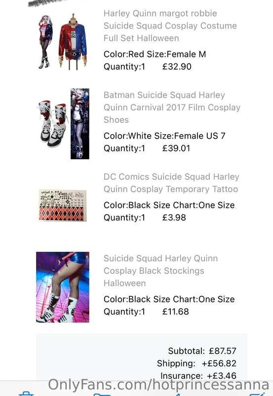 Sensible purchase of the day. Shall I make some Harley Quinn..