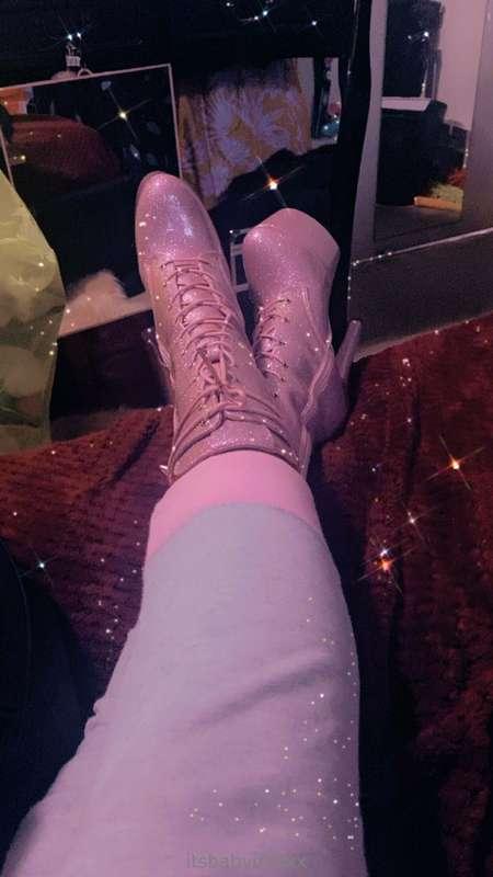 Who wants to buy Baby a new pair of Pleaser boots! Haha