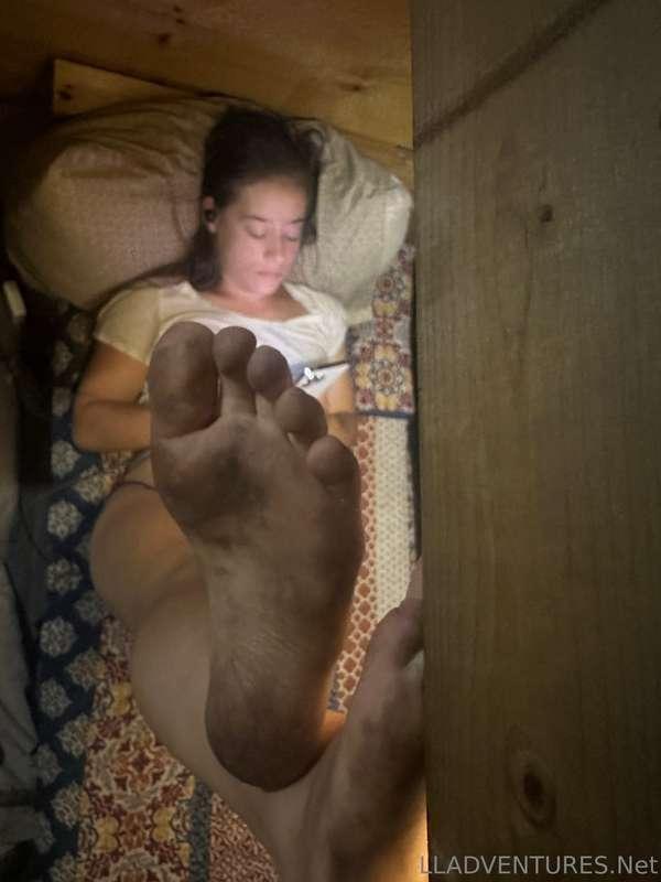 Clean Hotel Bed or Dirty Feet?