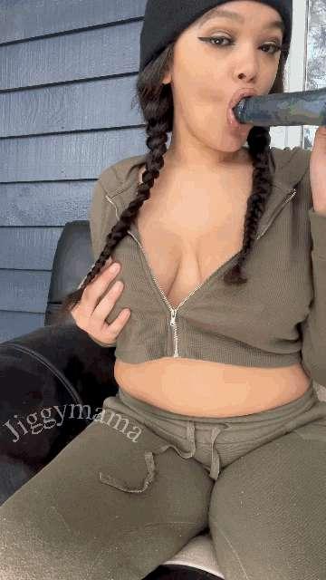 #Squirt on the patio 💦😊 #fyp #ebony