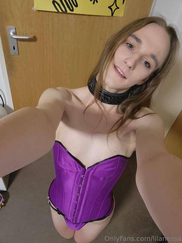 In love with my new purple dessous 💜🥰