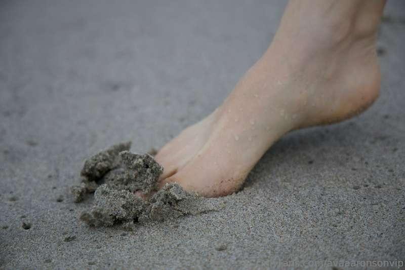 Went to the beach and enjoyed the sand between my soft toes...