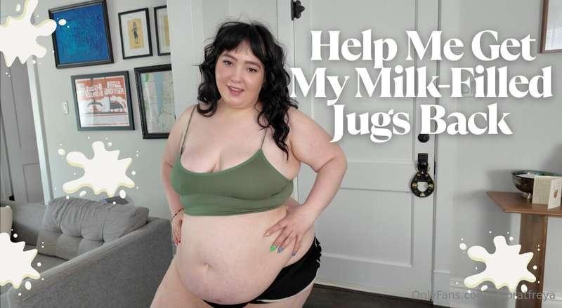Help Me Get My Milk-Filled Jugs Backtoo hot for words. see m..