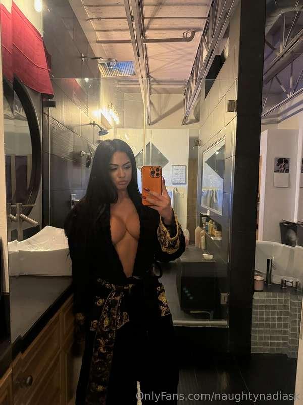 Back in my comfy robe 