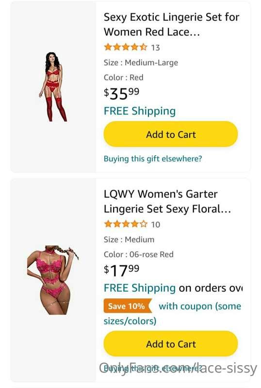 Buy me one of my favorites off my Wishlist and get a special..