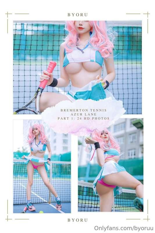 Bremerton Tennis【Azur Lane】- HD PHOTOS ▶ part 1: 24 HD photo..