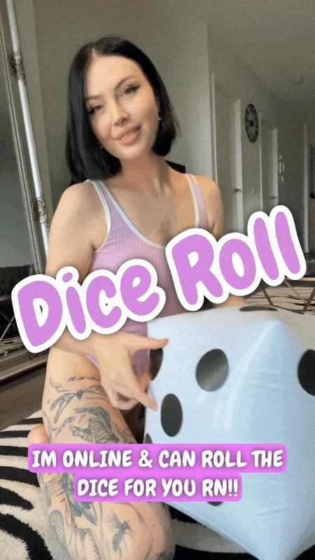 🎲 𝐑𝐎𝐋𝐋 𝐓𝐇𝐄 𝐃𝐈𝐂𝐄 🎲

🎲 𝐑𝐎𝐋𝐋 𝐓𝐇𝐄 𝐃𝐈𝐂𝐄 🎲

🎲 𝐑𝐎𝐋𝐋 𝐓𝐇𝐄 𝐃𝐈𝐂𝐄 🎲

🎲 𝐑𝐎𝐋𝐋 𝐓𝐇𝐄 𝐃𝐈𝐂𝐄 🎲
You can win some major prizes!! 👇🏻

1️⃣ 8min custom 
2️⃣ 5min custom 
3️⃣ 15min free sexting
4️⃣ $500 bundle
5️⃣ 20x of my best vids 
6️⃣ 10x of my best vids

𝗧𝗶𝗽 $𝟴 𝗮𝗻𝗱 𝗜 𝘄𝗶𝗹𝗹 𝗿𝗼𝗹𝗹 𝗺𝘆 𝗯𝗹𝗼𝘄 𝘂𝗽 𝗱𝗶𝗰𝗲 𝗳𝗼𝗿 𝘆𝗼𝘂 𝗻𝗮𝗸𝗲𝗱!