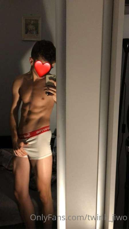 White undies - hot twink 😜🔥
