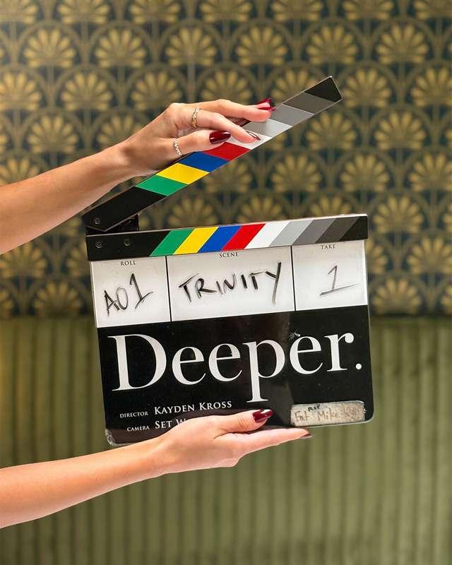 On-set w/ DEEPER shooting something BIG! 🎬 Can you guess wha..