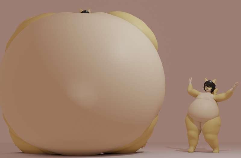 Bigger Body Expansion Comparison Render