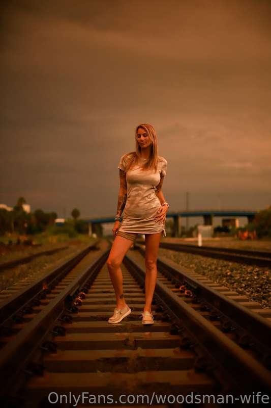 Waiting on the train
