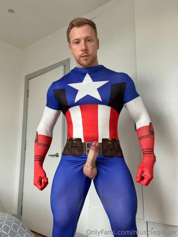 Click ❤️ to suck Captain America’s cock 😈