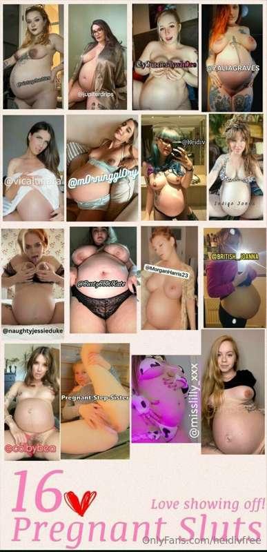 16 𝑷𝑹𝑬𝑮𝑵𝑨𝑵𝑻 𝑺𝑳𝑼𝑻𝑺 get naughty just for you!

Watch us all sh..