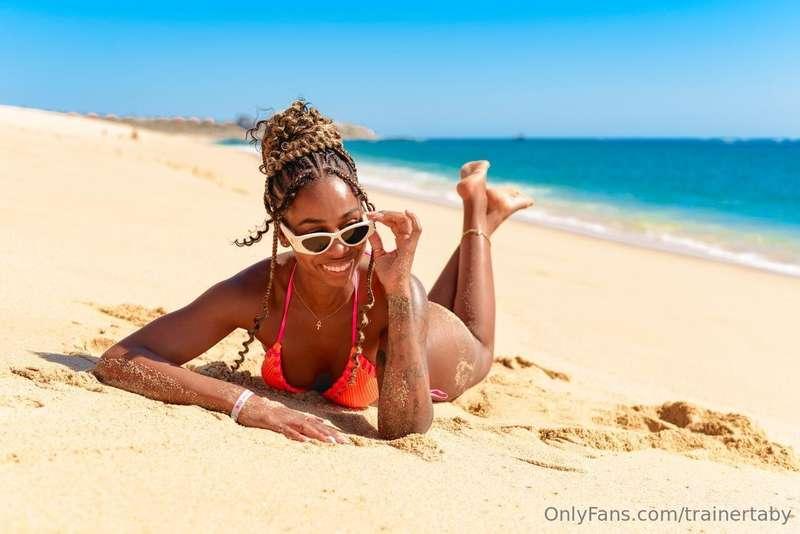 Sand between my toes, sun on my skin, and your eyes on me - ..