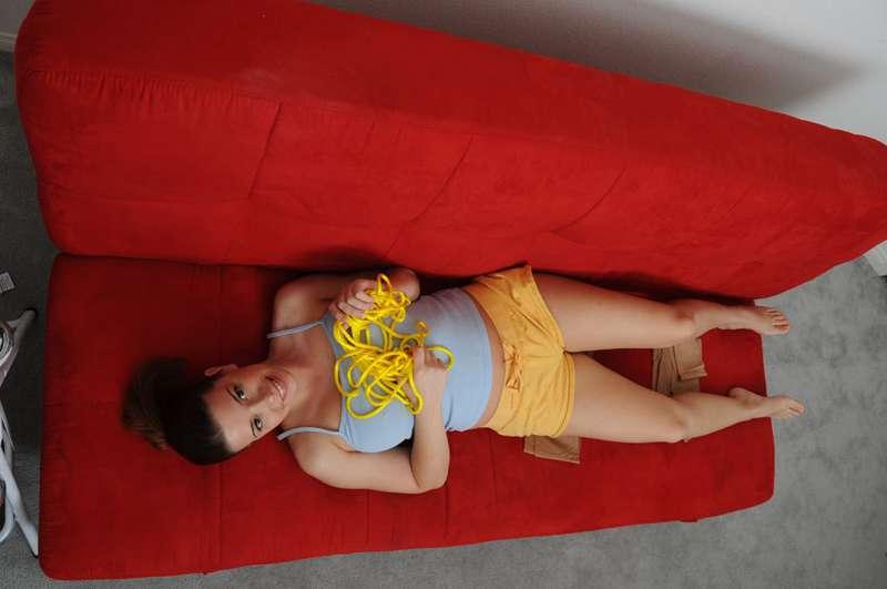 Behind the scenes shot of me relaxing while the models get r..