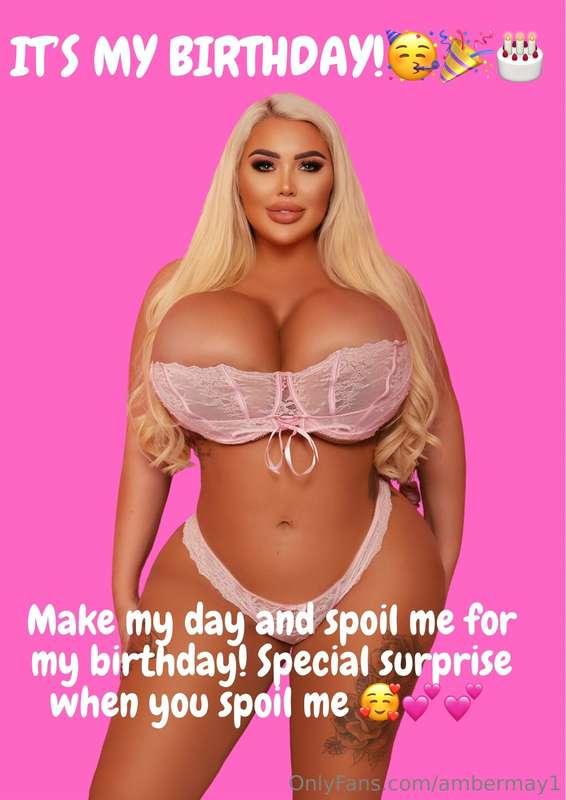 **It’s my birthday on the 21st of May! 🎉 I’m turning 26🥰If y..