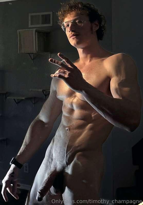 The cum on my fingers…