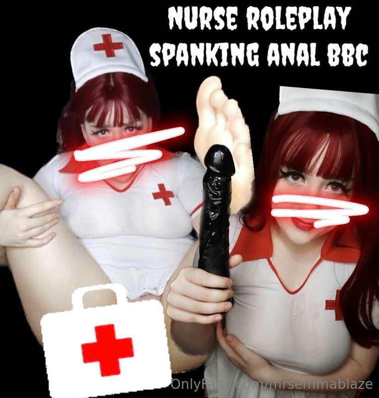 Anal Nurse roleplay😍 you’re my boss. The doctor and Im tryin..