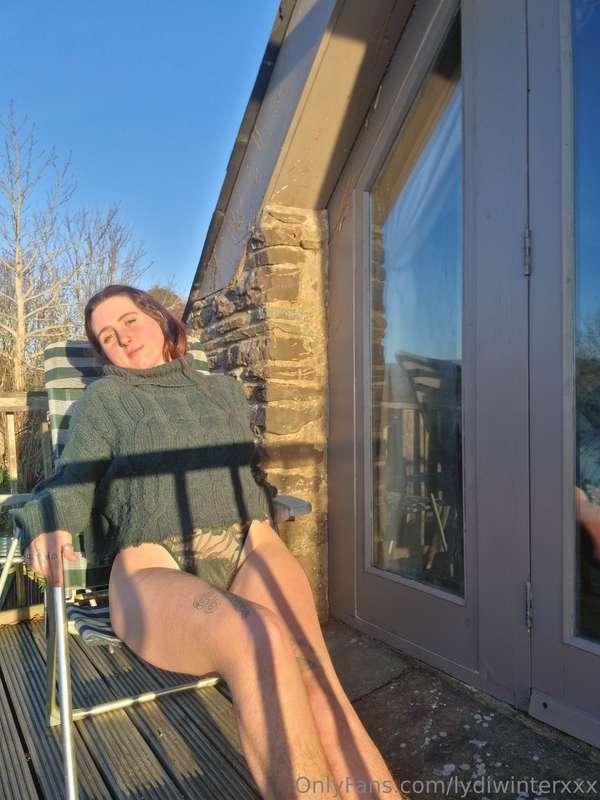 Catching some winter sun! 🌞
