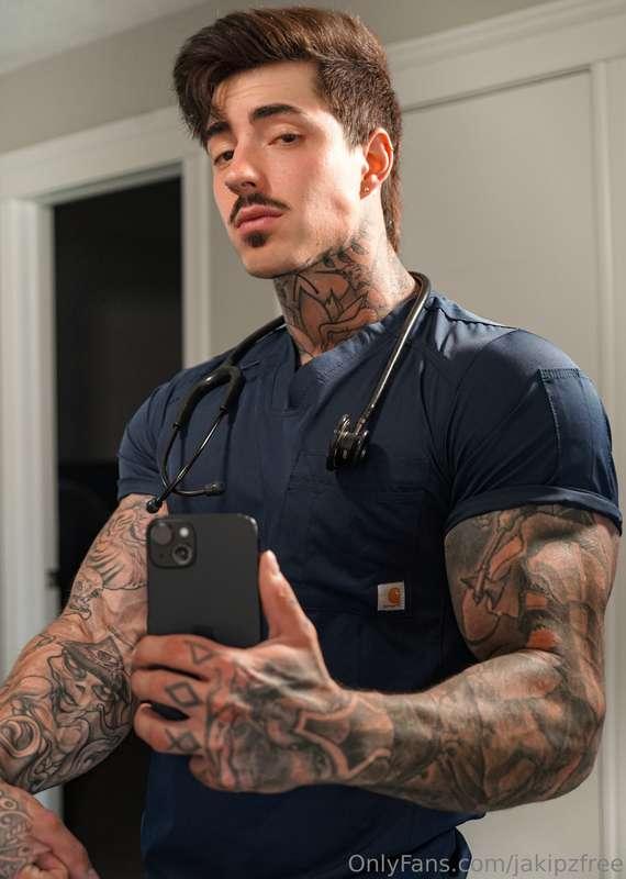 Nurse Jake at your command 😏👨🏻‍⚕️… @Jakipz Onlyfans.com/Jaki..