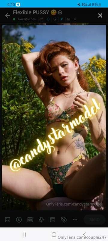 Come and play with @candystarmodel, the creamiest pussy in O..