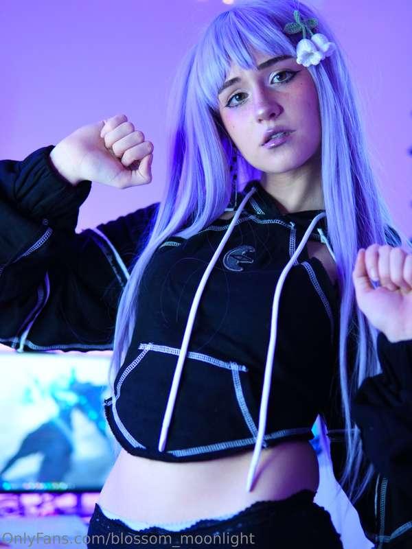 Neon Dreams, Digital Love—Your Cyberpunk AI Girlfriend⚡💙