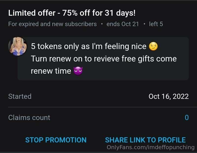 Since I'm feeling nice. I have activated 5x 75% on my vip pa..