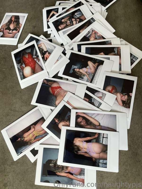 I came across a whole bunch of sexy Polaroids I took last ye..