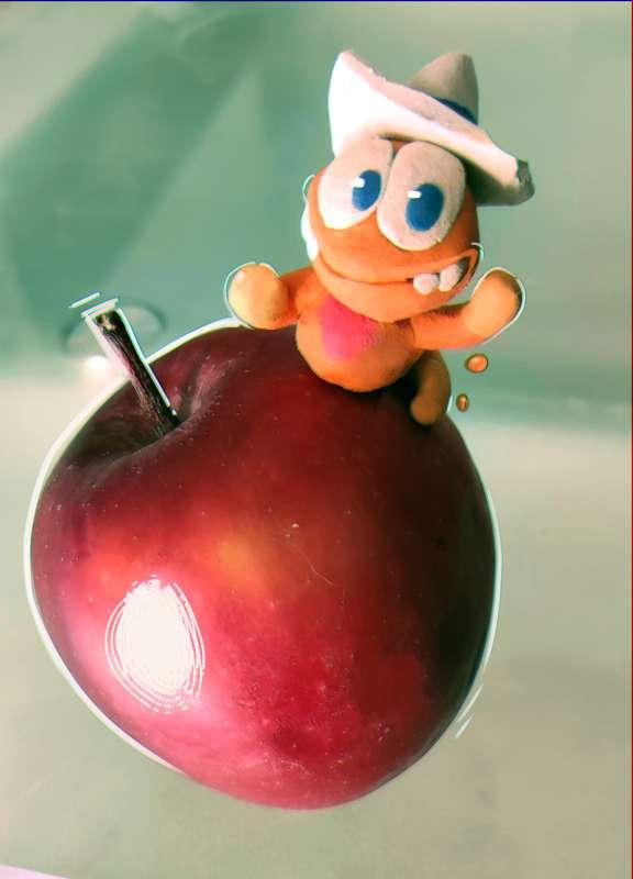 An apple