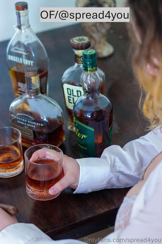 I am a simple girl, give me some bourbon and I will unbutton..