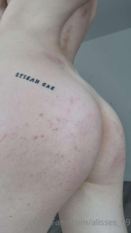 My ass after spanking 🥰