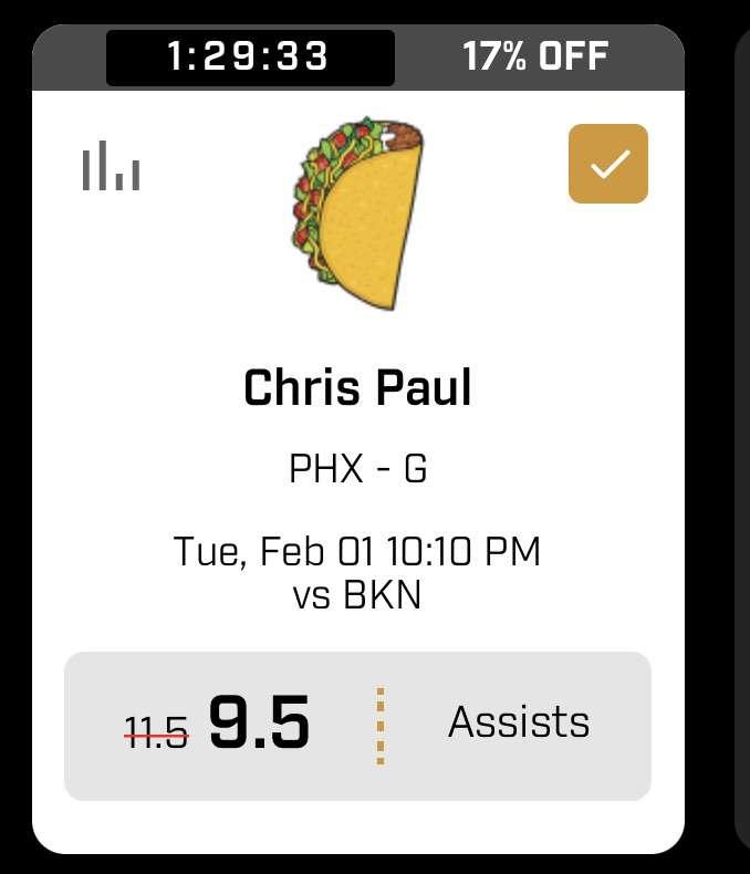Taco discount