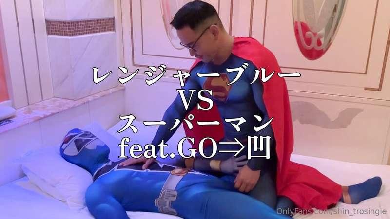 A perverted superman who injects Ranger Blue with raw seed e..