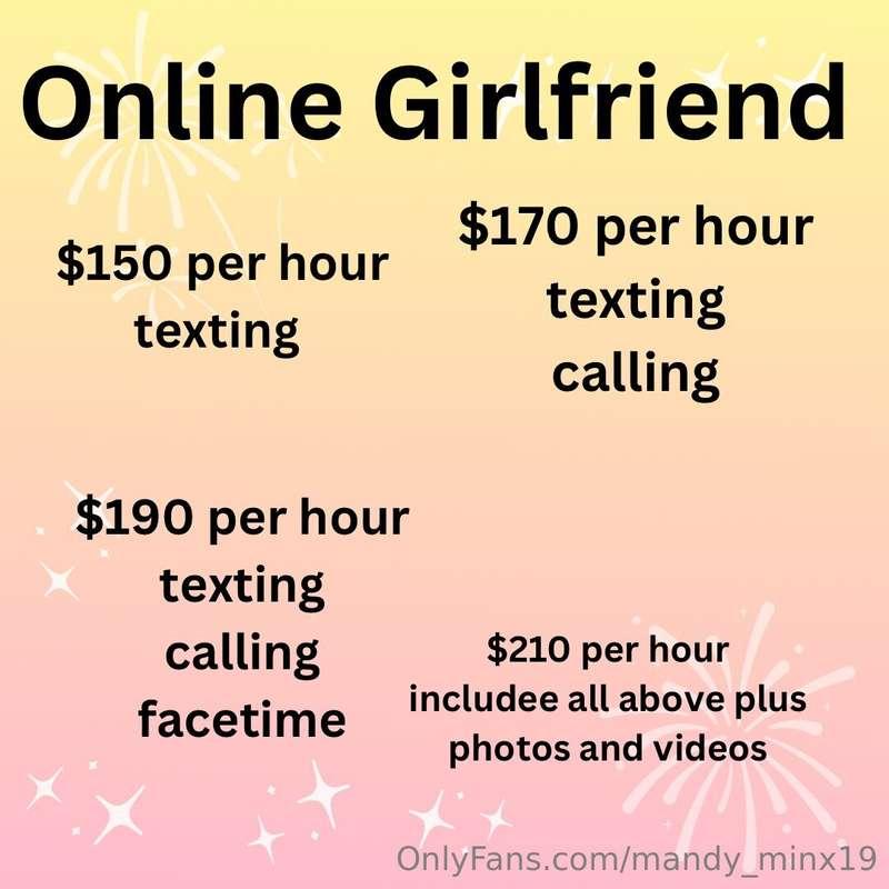 Need an online girlfriend? I will keep you company baby and ..