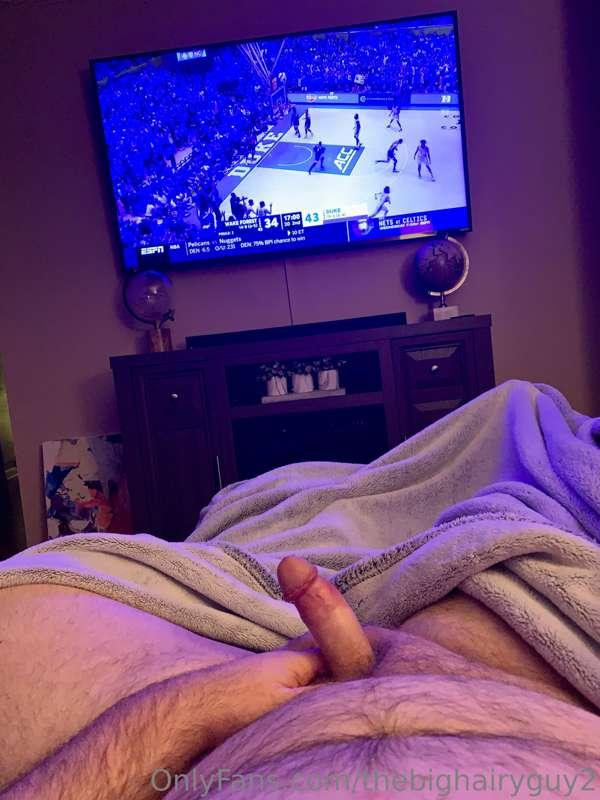 I’m trying to watch basketball but but straight buddy keeps ..