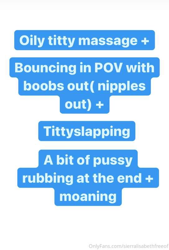 Oily tittie video, the price on paid page was $24