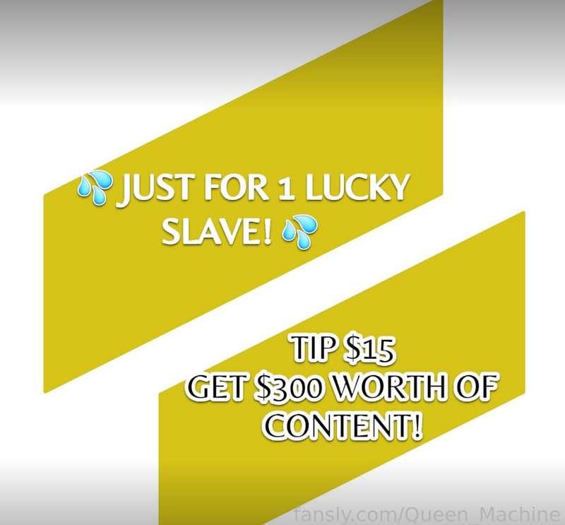 ＨＯＴ ＤＥＡＬ

JUST FOR 1 LUCKY BOI🔥🔥 Get my $300 worth of my content for only $15! Don't miss this out💦💦