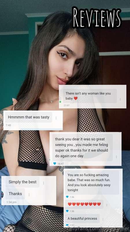 Some of your comments after playing with me or after watchin..