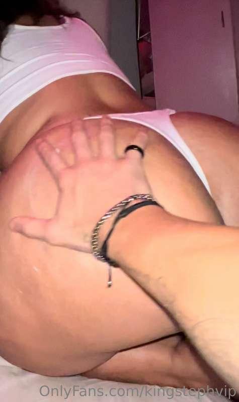 NEIGHBOR 🍆 HAS HIS WAY WITH MY FAT ASS 
SWALLOWING THONG