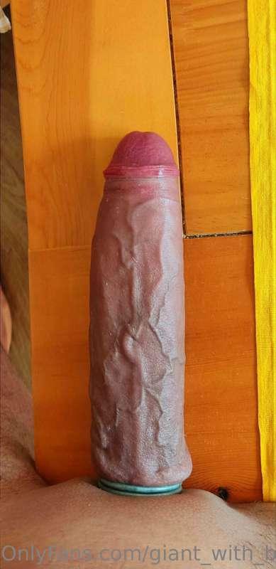 I was just cooking the dinner with this monster cock :D I ha..