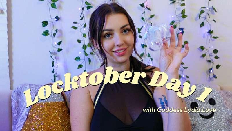 LOCKTOBER DAY ONE 🔐🥰 swipe for my intro video! 😉 check your ..