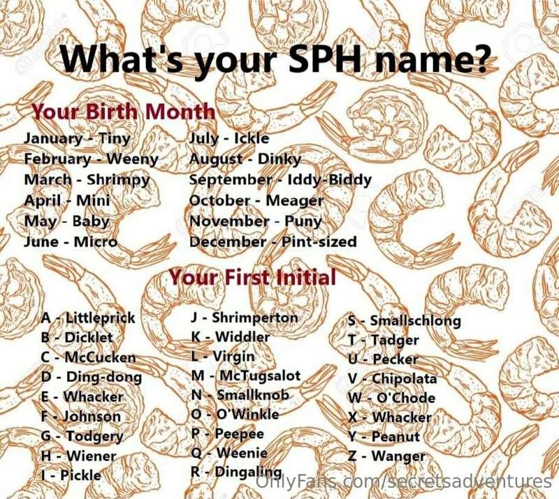 Dinky Littleprick!

Yes, one day I did get bored enough to m..