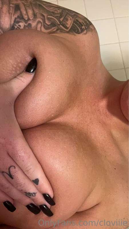 Would you suck on these wet tits?