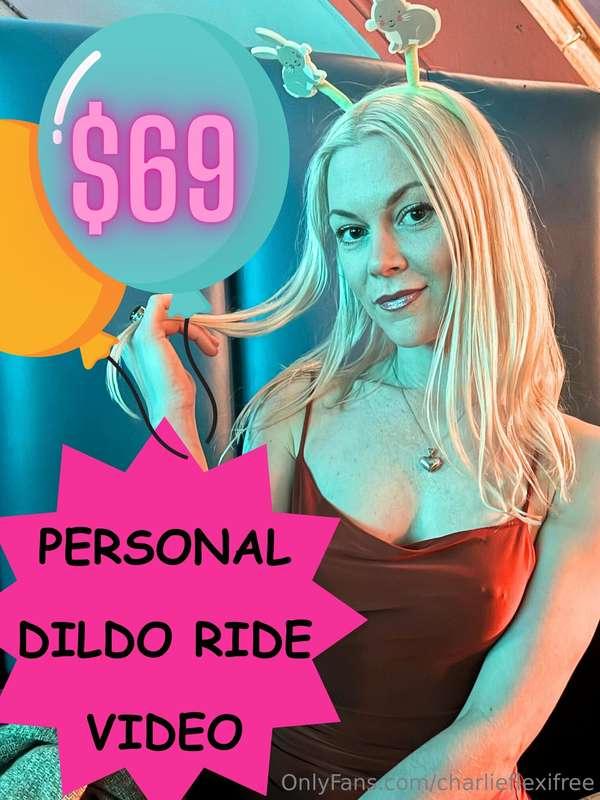 DAY 1 - BIRTHDAY WEEK OFFER 🎂 Riding my dildo front & back 3..