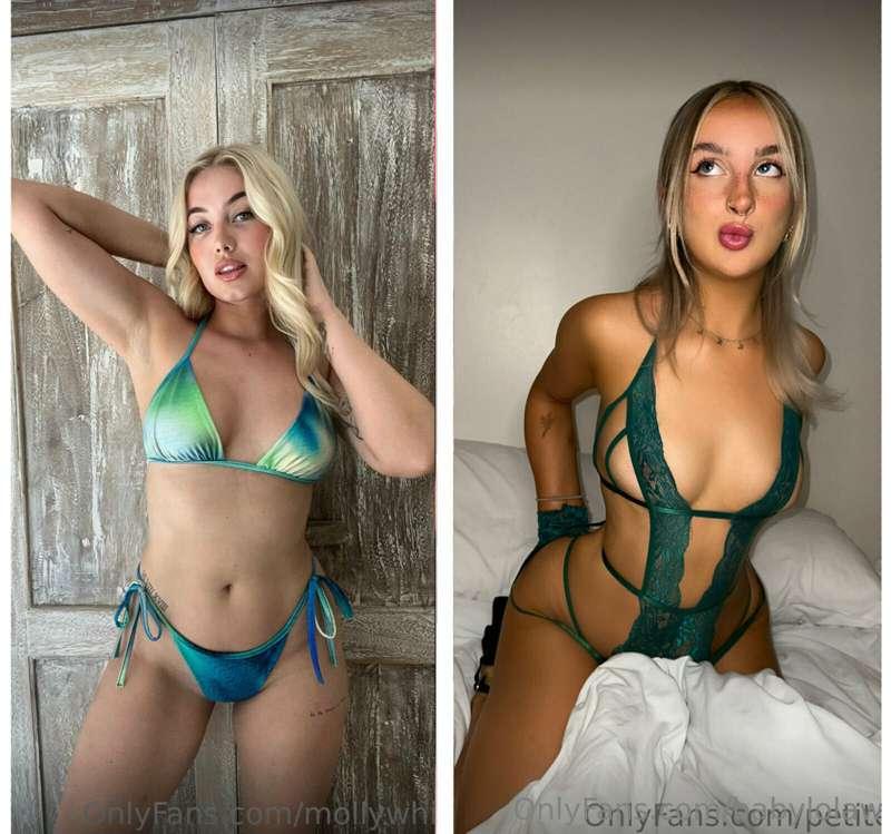 Follow both their pages 

@petitelunaxo & @mollywhitexo