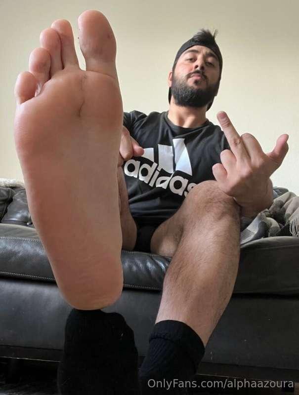 Crawl to me you FOOT GOON, and Clean my GIANT FEET with your..