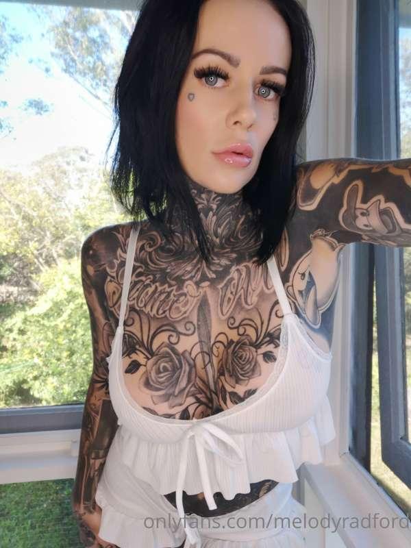 Sexy white see-through pj set. 
Swipe for all pics and tell ..