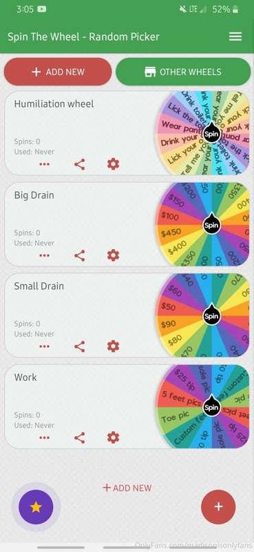 Who wants to play a spinning wheel game